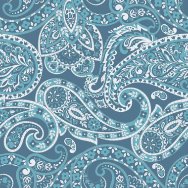 Paisley dikişsiz desen. Batik biçiminde vintage arkaplan