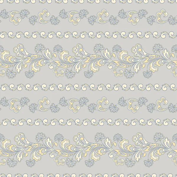 Fondo Floral Rayas Sin Costuras Con Fondos Pantalla Vector Ilustración — Vector de stock