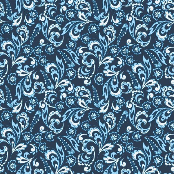 Beau Motif Vintage Fond Vectoriel Floral — Image vectorielle