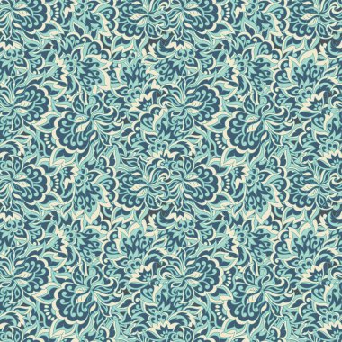 Vektör vintage çiçek dikişsiz patten.