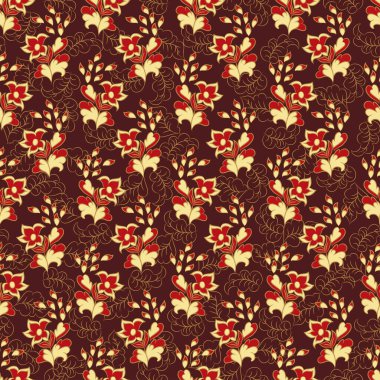 Vektör kumaş çiçeksiz desen