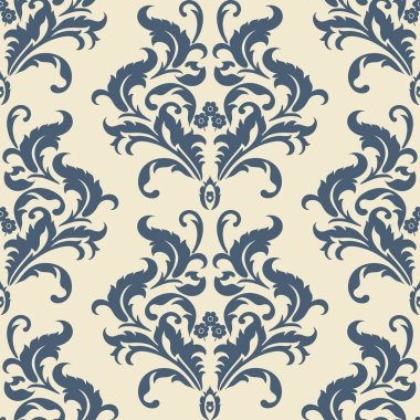 Çiçeksiz desenli kumaş. Vintage vektör arkaplanı