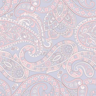 Paisley dikişsiz desen. Batik biçiminde vintage arkaplan