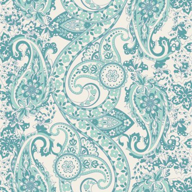 Hint tarzında çiçekli desensiz desenler. Çiçek vektör arkaplanı