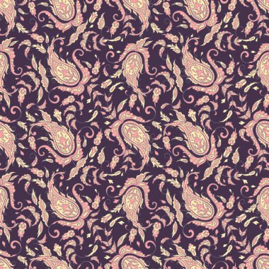 Paisley Hint tarzı kusursuz desen