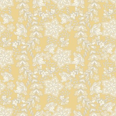 Çiçeksel oryantal etnik geçmiş. pürüzsüz vektör deseni