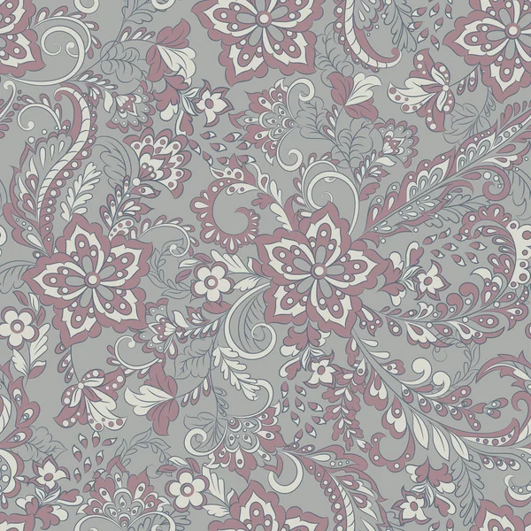 Vintage Floral Sin Costura Vector Patten — Vector de stock