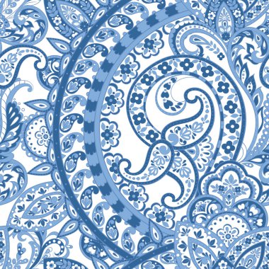 Kusursuz bir etnik geçmiş. Tekstil tasarımı için vektör arkaplanı