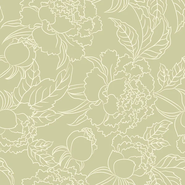 Şakayıksız desen. Çiçek vektör arkaplanı