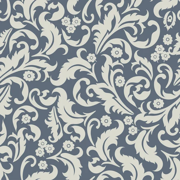 美しいヴィンテージパターン 花のベクトル背景 — ストックベクタ