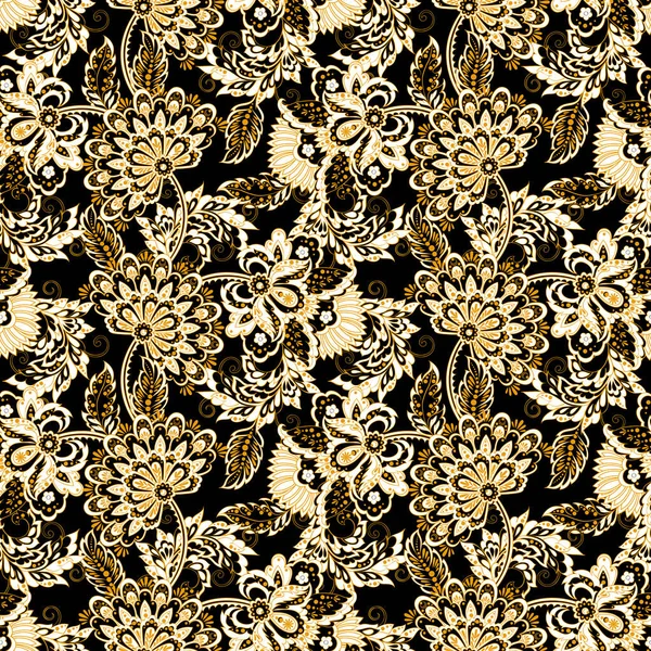 Folklorik Batik vektör süsü. Etnik Çiçeksiz desen.