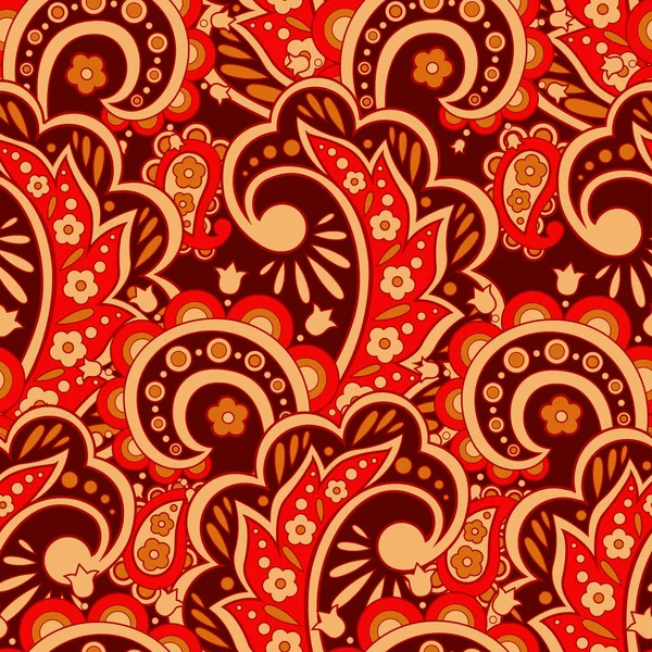 Motif Floral Sans Couture Fond Vectoriel Coloré — Image vectorielle