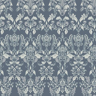 Kusursuz vintage vektör arkaplanı. Vektör duvar kağıdı barok biçimi