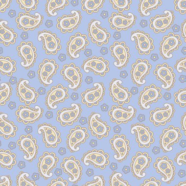 Paisley Çiçek Doğulu Etnik Düzen. Kusursuz Arap süsü. Hint kumaşlarının süsleme motifleri.