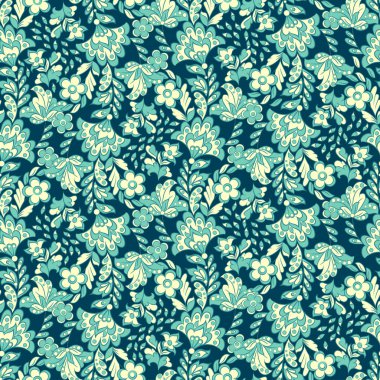 Çiçeksiz desenli desenli şal desenli süs. damasör vektör arkaplanı