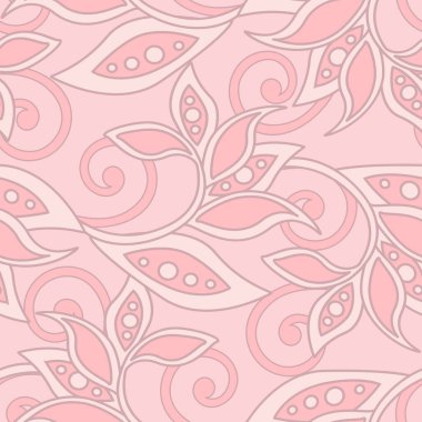 Çiçekli duvar kağıdı. damaskesiz vektör arkaplanı