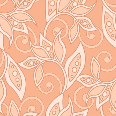 Damask çiçek deseni. Kusursuz vektör arkaplanı.