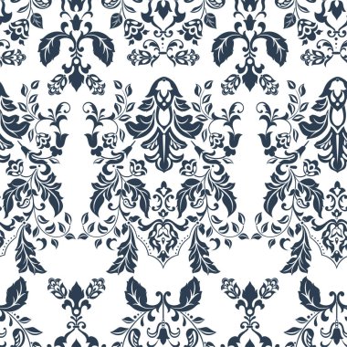 Kusursuz eski duvar kağıdı. Tekstil tasarımı için vektör arkaplanı