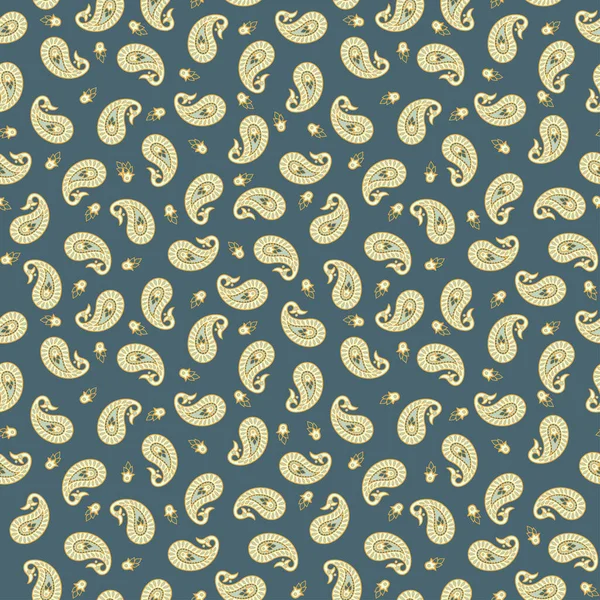 Paisley Çiçeksiz Vektör Deseni