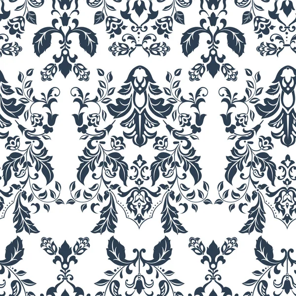 シームレスなヴィンテージの壁紙 テキスタイルデザインのベクトル背景 — ストックベクタ
