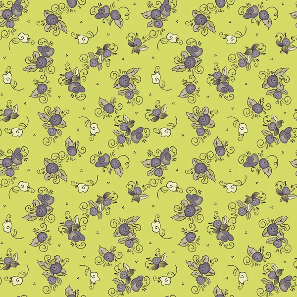 Modèle de fleur textile — Image vectorielle