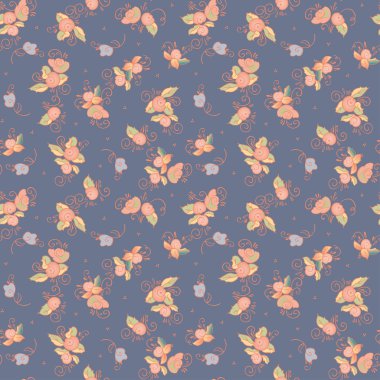 Tekstil çiçek deseni