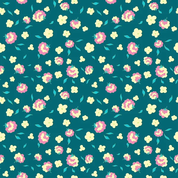 Adorno floral abstracto — Vector de stock