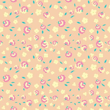 Tekstil çiçek deseni