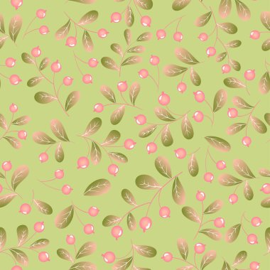 yeşil zemin üzerine çilek