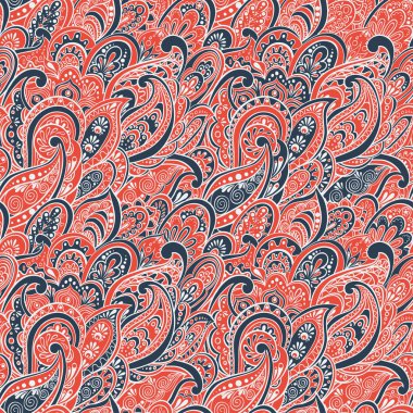 Paisley pürüzsüz desen