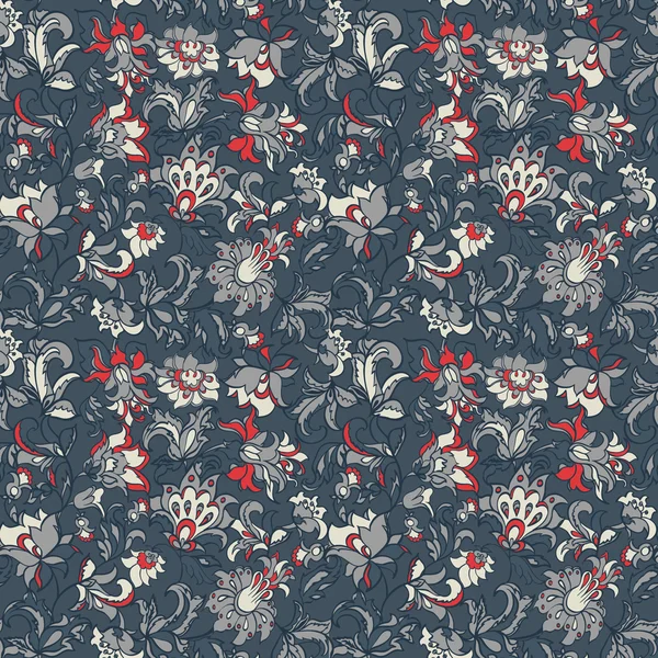 Motif floral sans couture — Image vectorielle