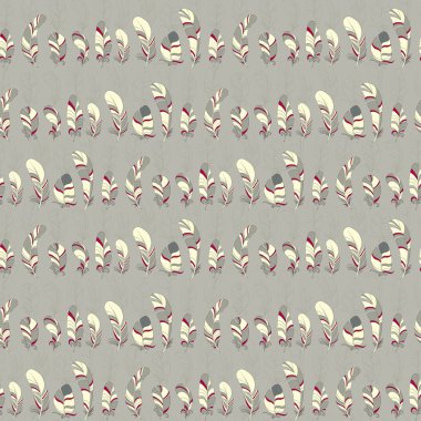 Renkli tüyler desen