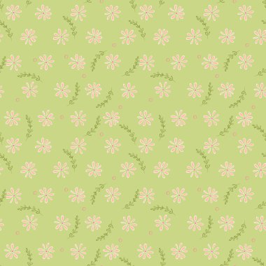 Dikişsiz çiçek deseni