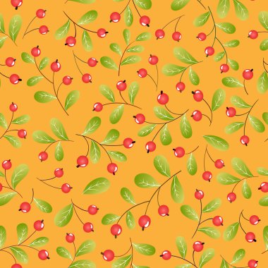 Kırmızı çilek deseni