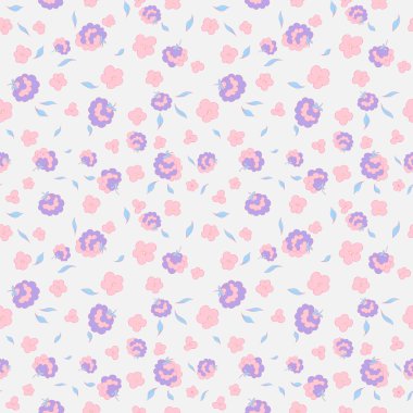 Çiçekler pürüzsüz desen