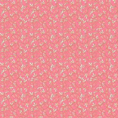 Kesintisiz çizgi çiçek deseni