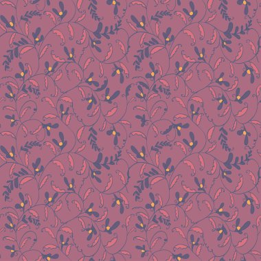 Kesintisiz çizgi çiçek deseni