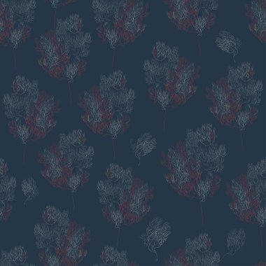 Soyut ağaçlar seamless modeli