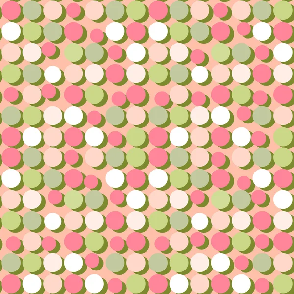 Naadloze patroon van kleurrijke cirkels — Stockvector