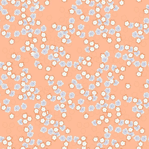 Little flowers seamless pattern — Stock Vector