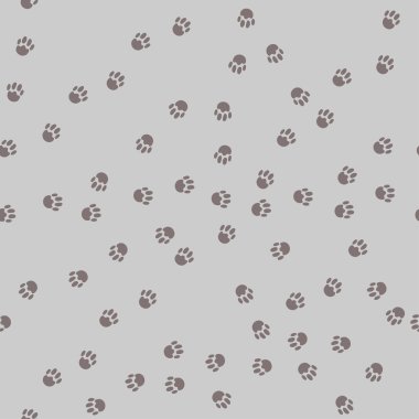 Kedi ya da köpek pençeleri desen