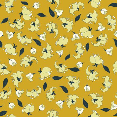 sevimli çiçek deseni