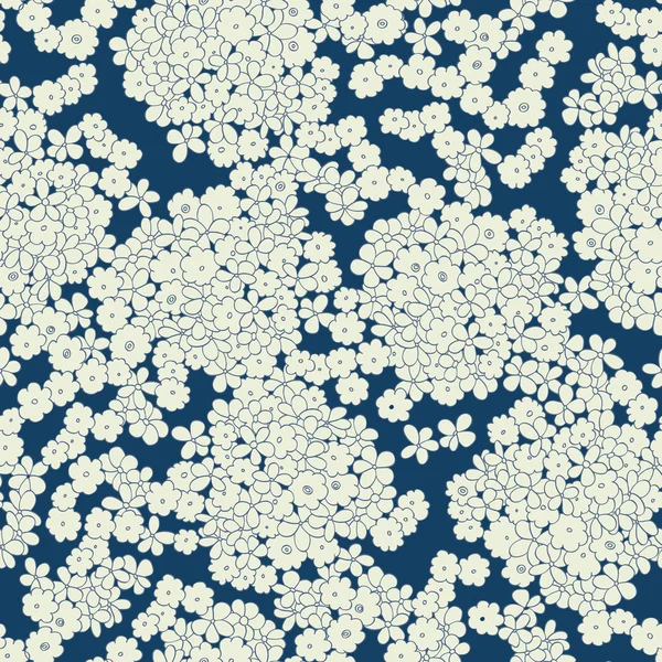 Motif floral romantique sans couture — Image vectorielle