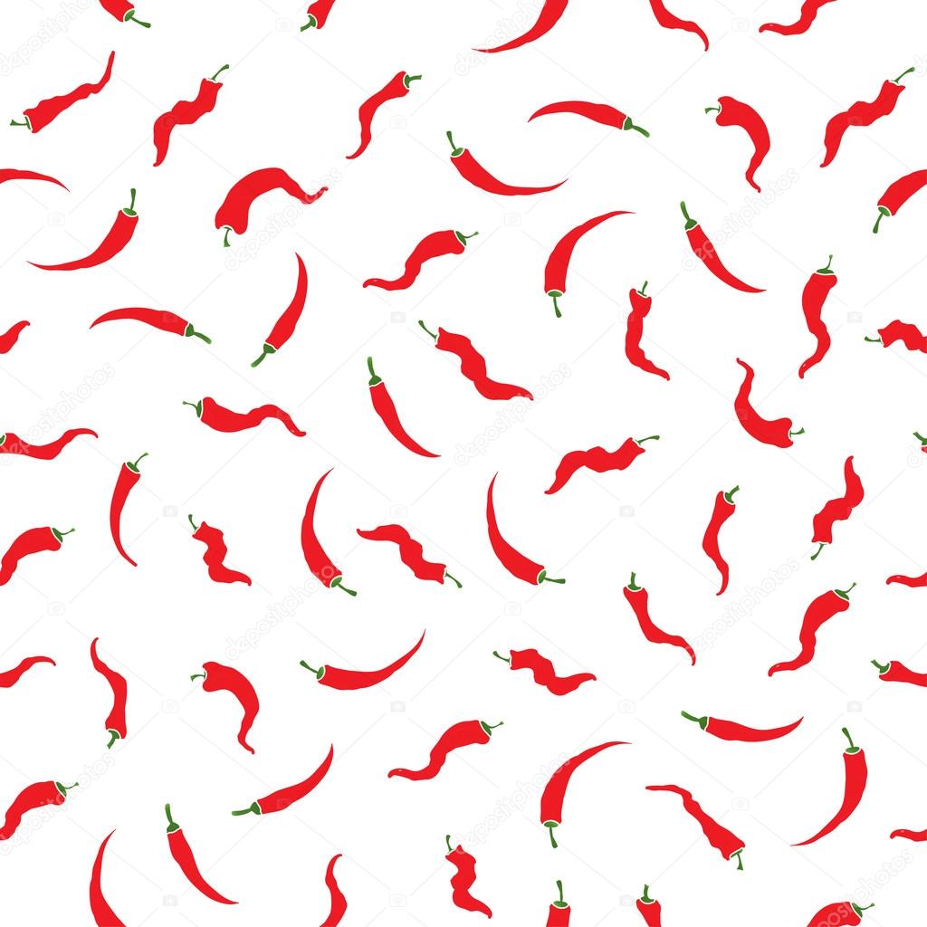 chilli peppers seamless pattern