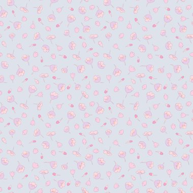 Çiçekler pürüzsüz desen.