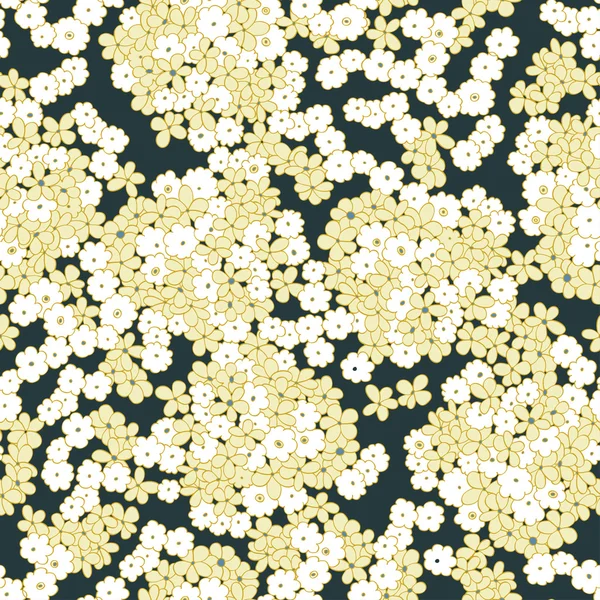 Little flowers seamless pattern — Stock Vector