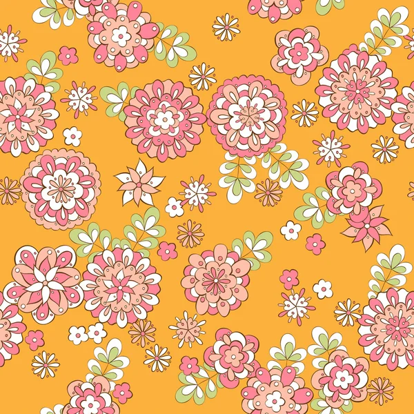 Mignon motif floral — Image vectorielle