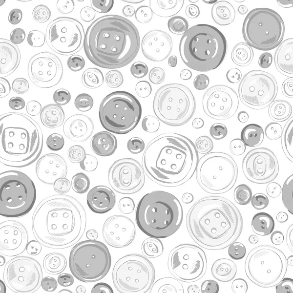 Buttons seamless pattern — Stock Vector