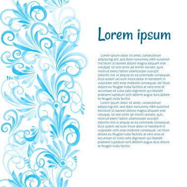 suluboya çiçek süsleme