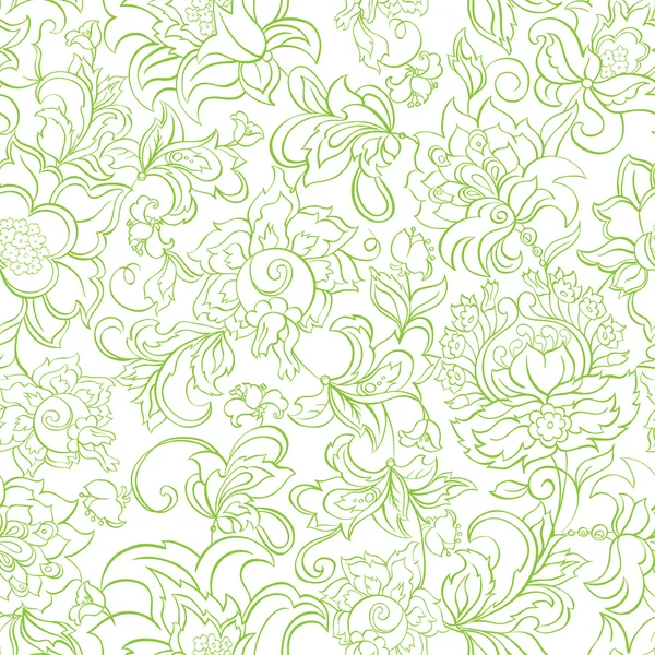 Patrón sin costura floral — Vector de stock